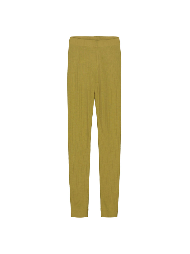SAMPLE SALE Merino-leggingsit, ecru olive