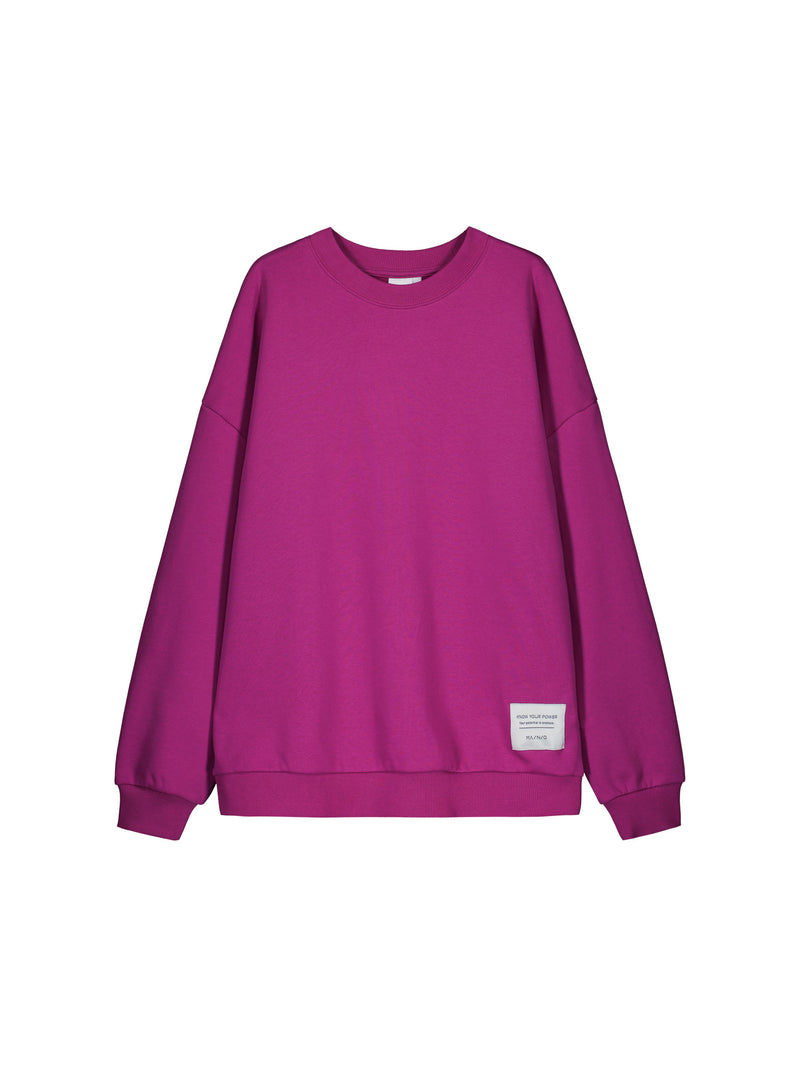Superpower oversize-collegepaita, fuchsia