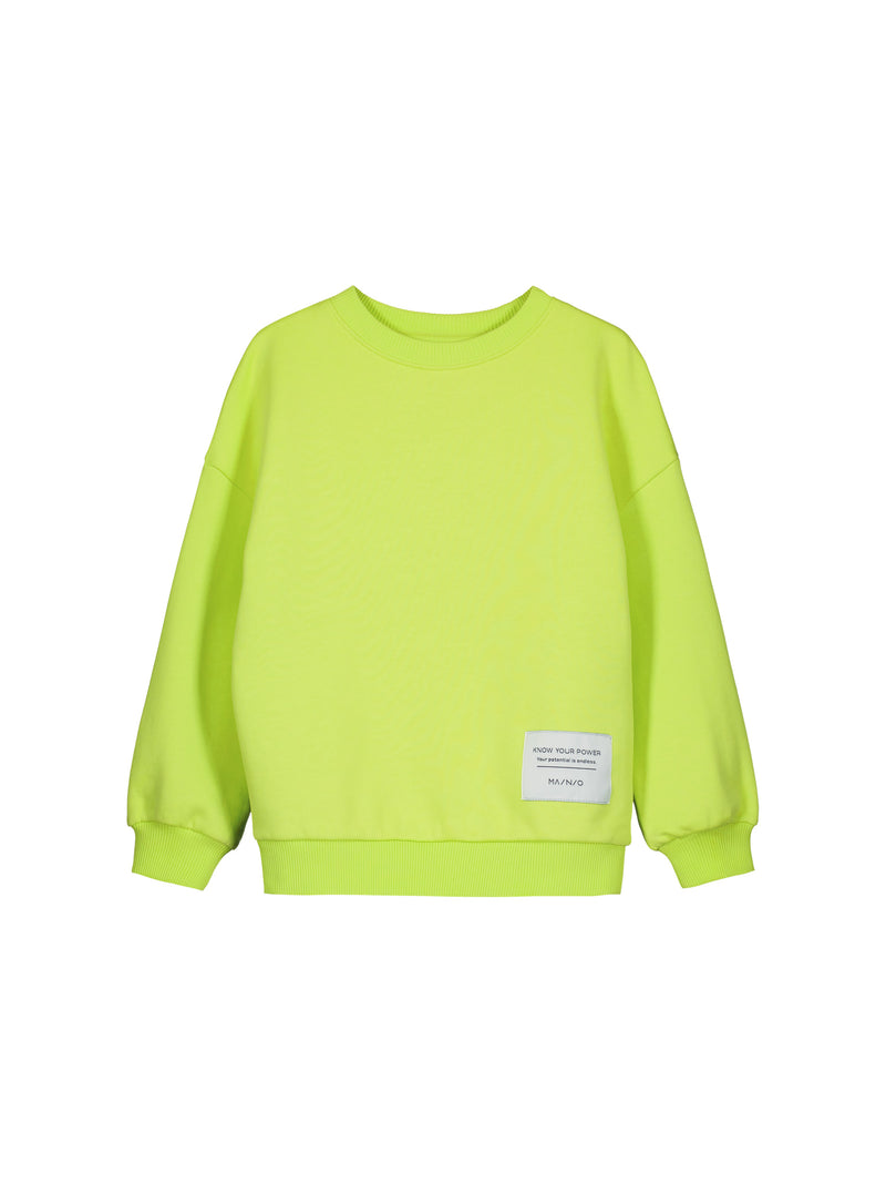 Superpower-collegepaita, lime