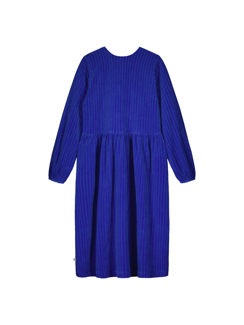 Aikuisten veluurimekko, dazzling blue