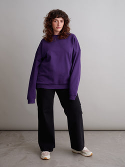 Superpower oversize collegepaita, violet indigo, aikuiset