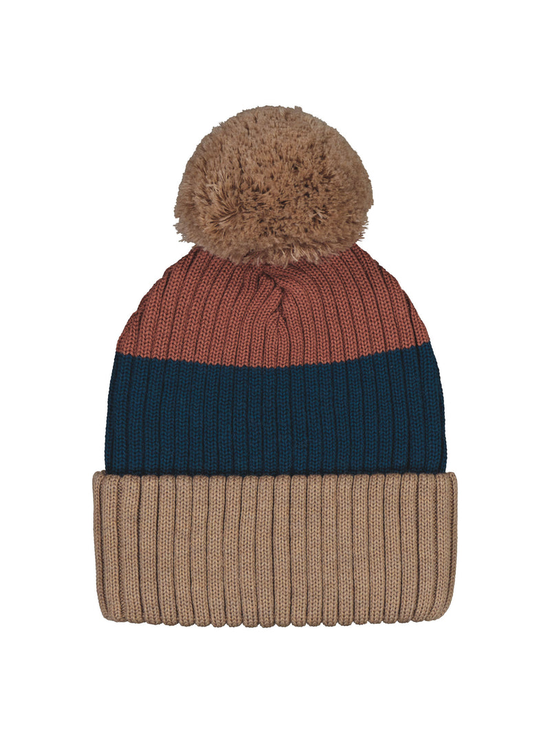Raidallinen merinopipo, Seasame/Spruce/Boho Brown