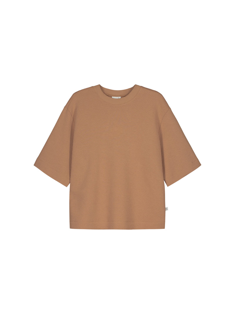 Honeycomb t-paita, nougat