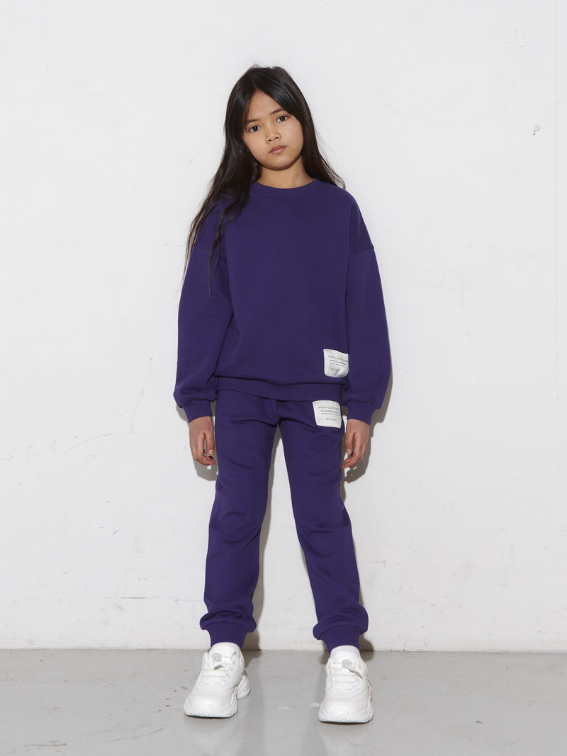 Superpower collegehousut, violet indigo