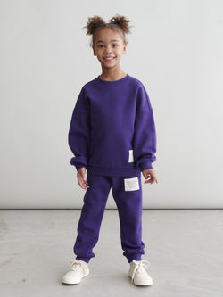 Superpower collegehousut, violet indigo
