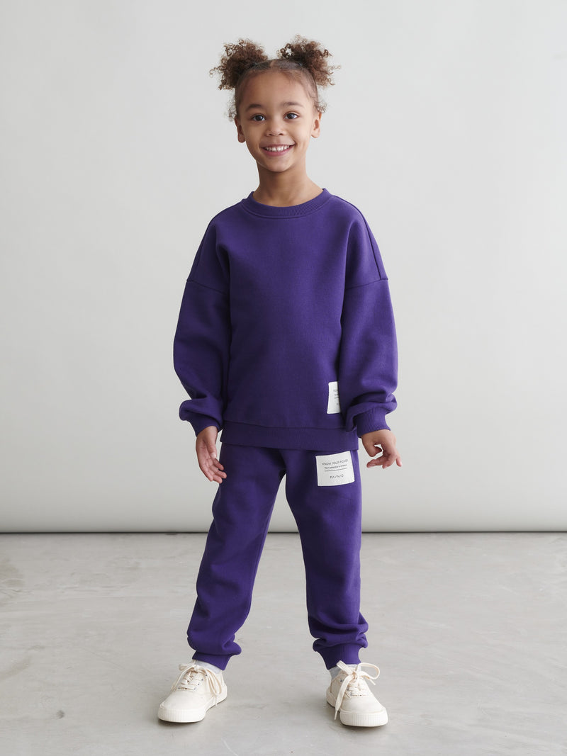 Superpower collegehousut, violet indigo