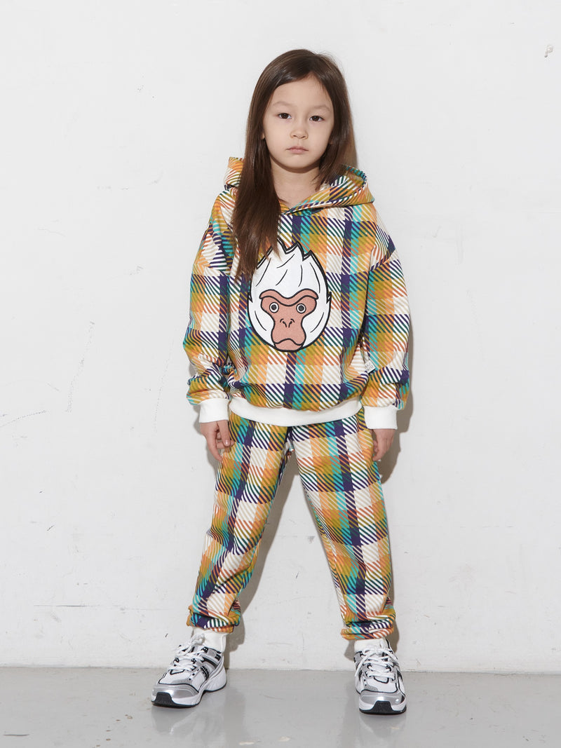 Plaid Snow Monkey -huppari