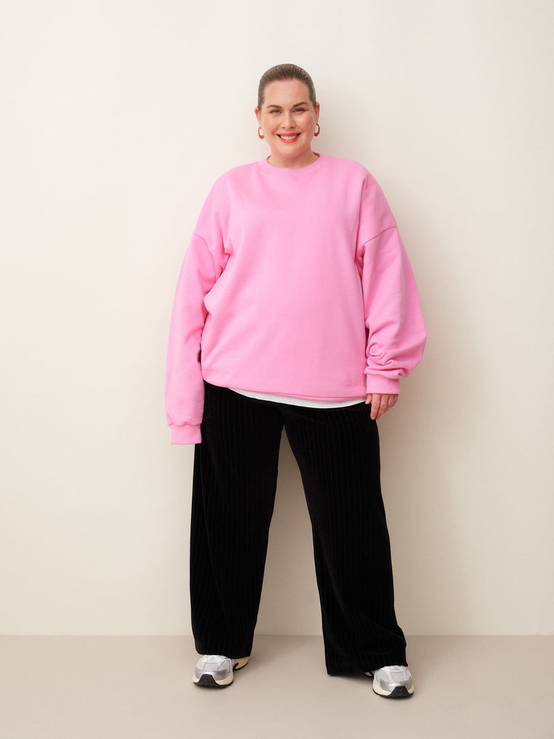 Superpower oversize-collegepaita,  More Pink