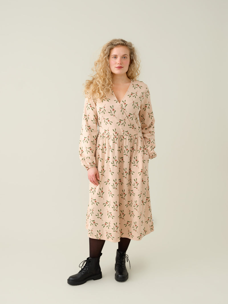 SAMPLE SALE Mistletoe aikuisten mekko