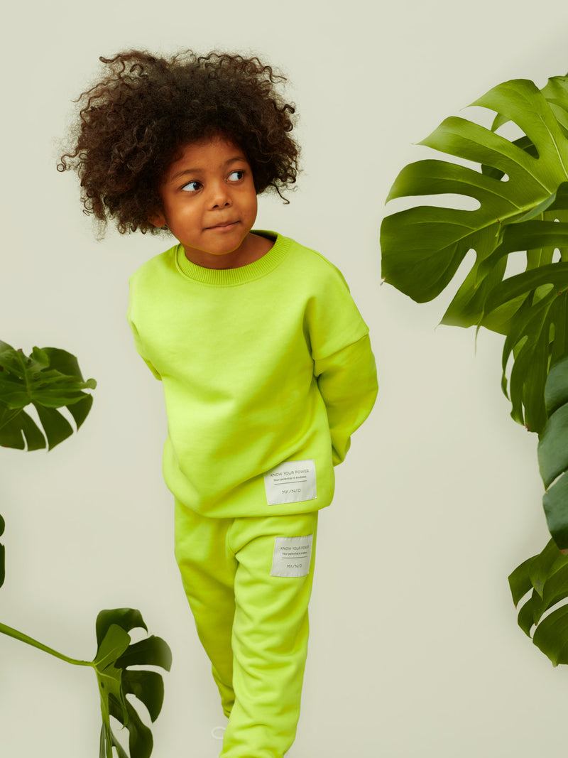 Superpower-collegepaita, lime