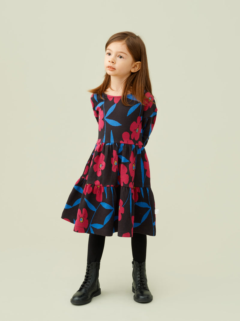 Mysterious Blooms jacquard-mekko