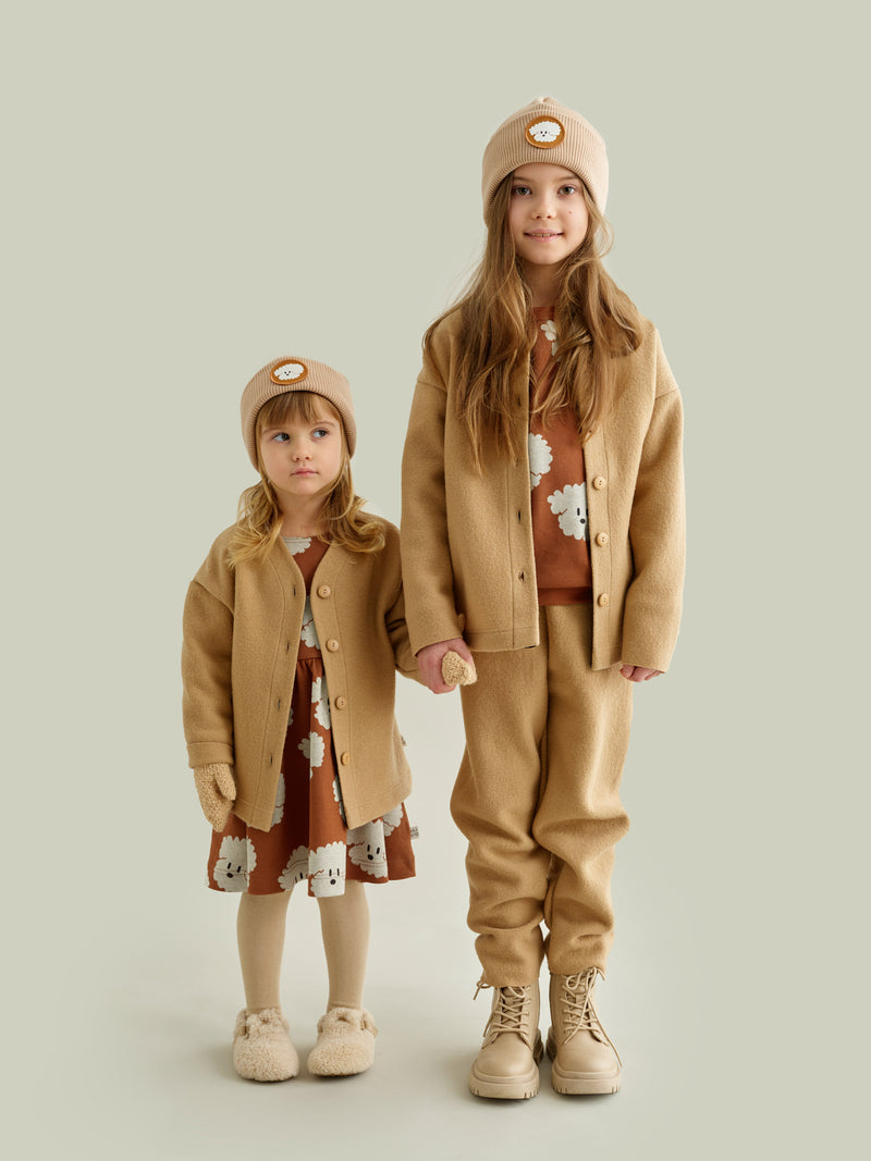 Boiled Wool -takki, beige