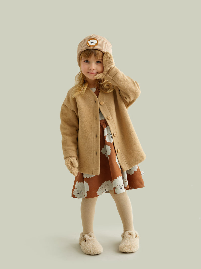 Boiled Wool -takki, beige