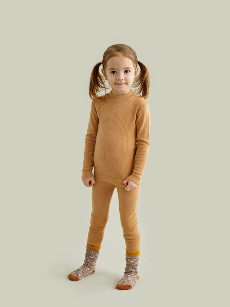 Merino-leggingsit, biscuit