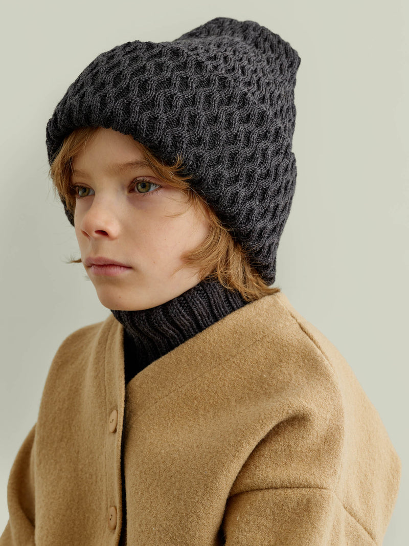 Honeycomb-pipo, dark grey