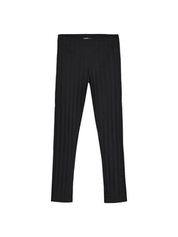 Leveä ribbi -leggingsit, ash black