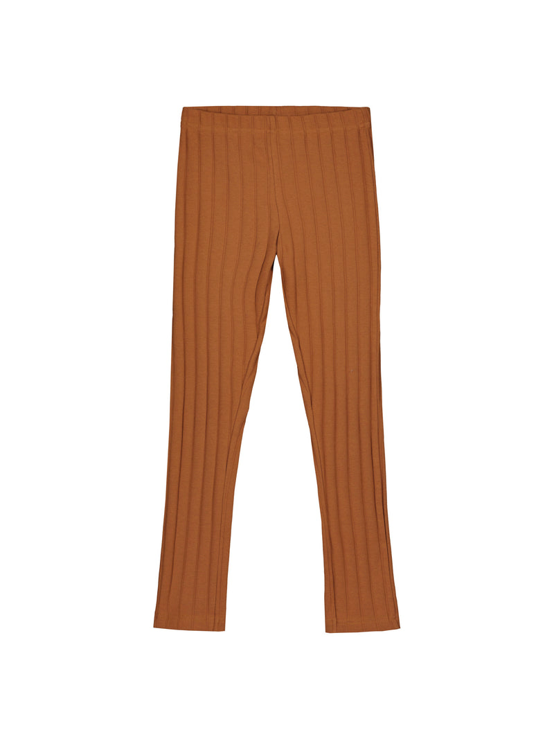 Leveä ribbi -leggingsit, terra