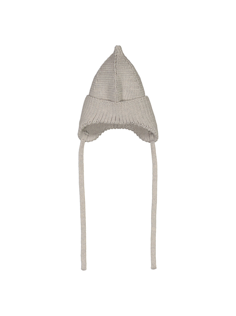 Pointy-pipo nauhoilla, pearl grey