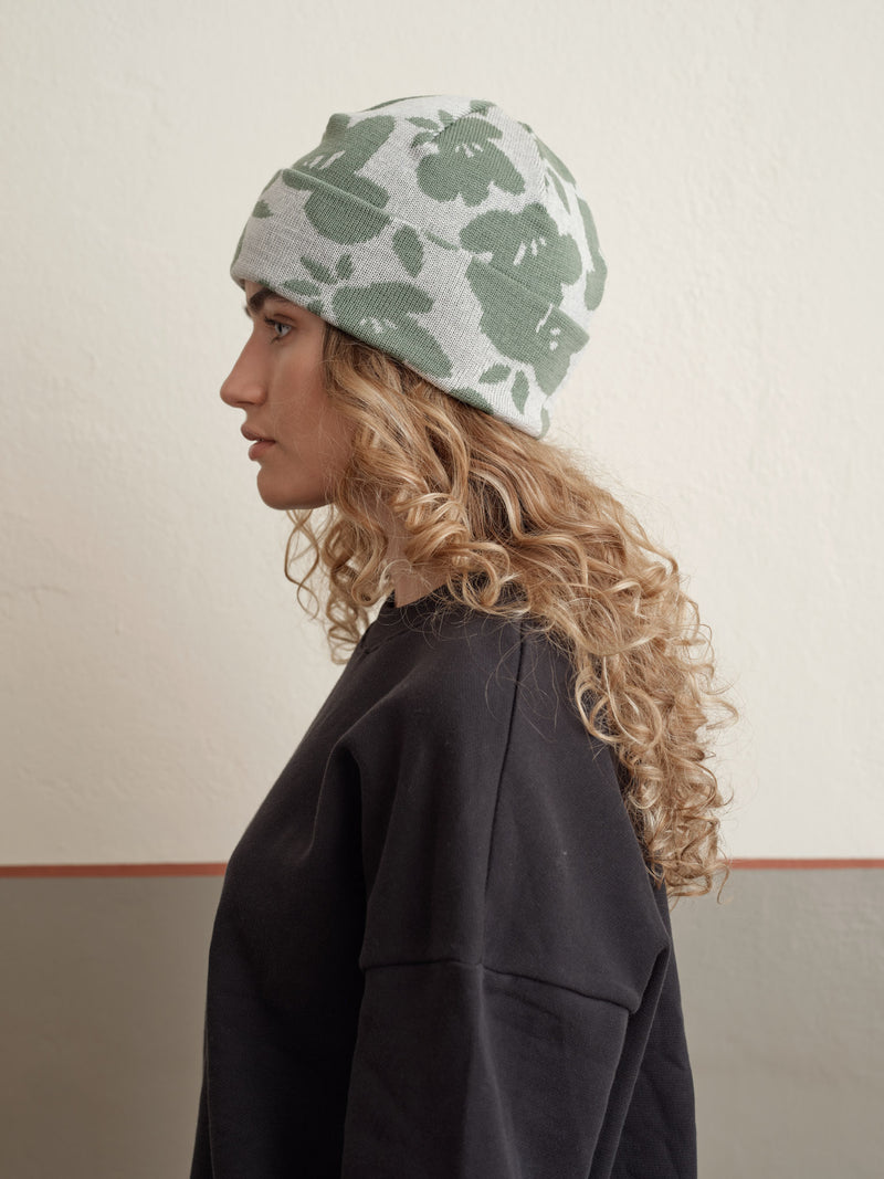Blossoms jacquard-pipo, sage
