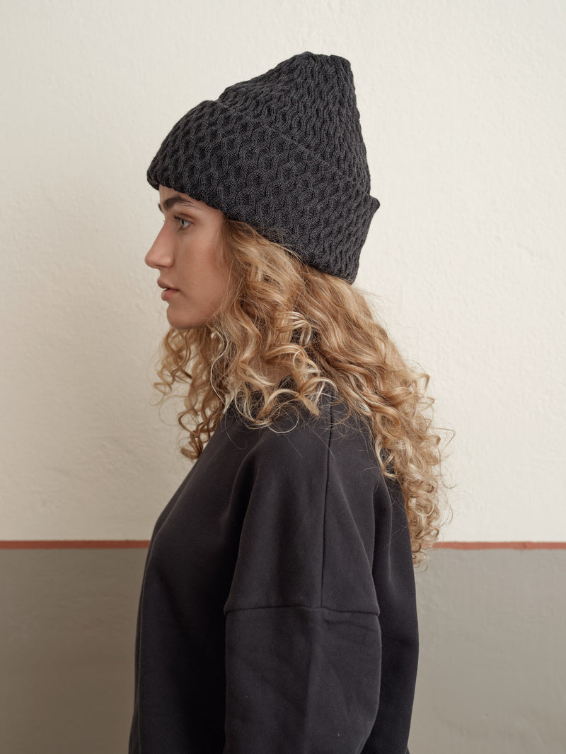 Honeycomb-pipo, dark grey