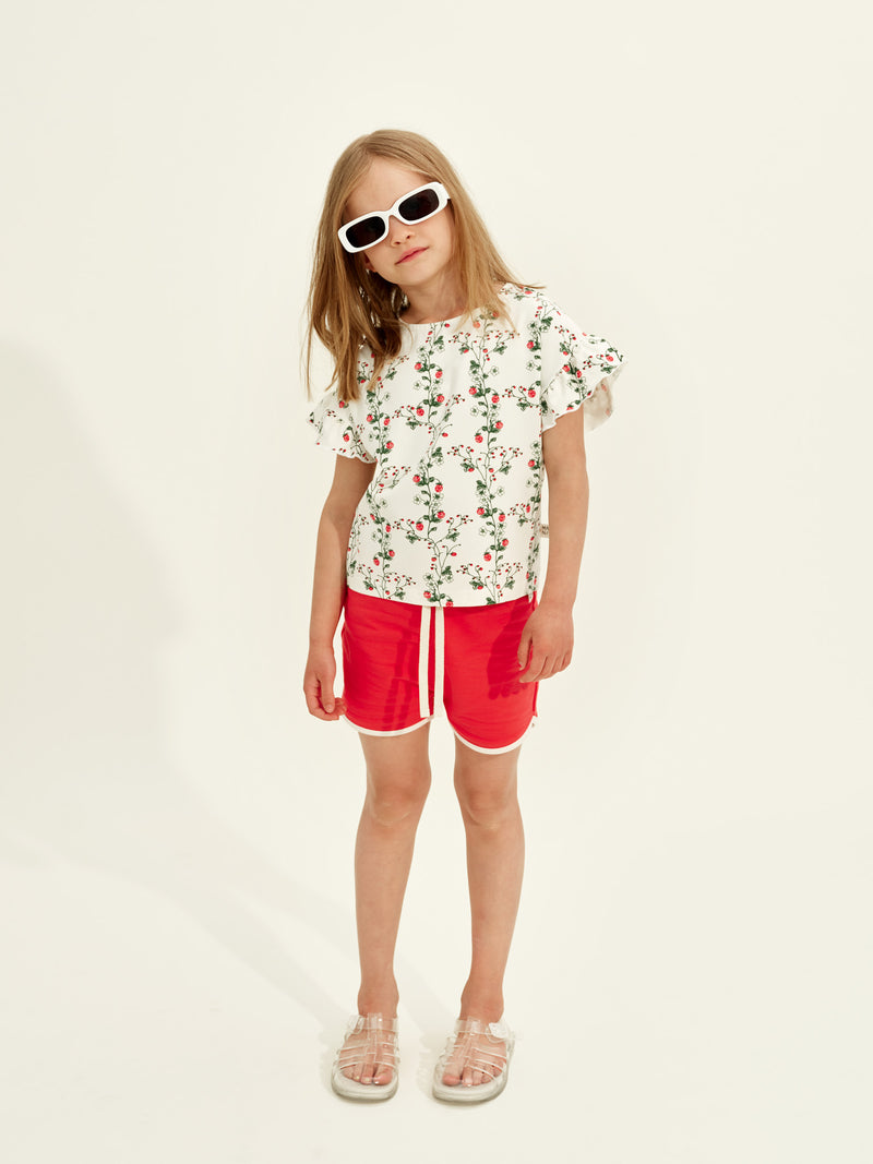 Sporty-shortsit, teaberry