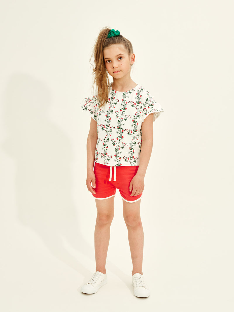 Sporty-shortsit, teaberry