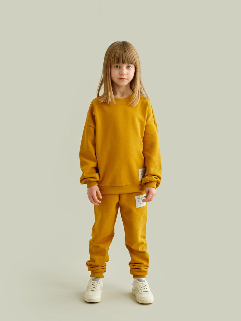 Superpower-collegepaita, mustard