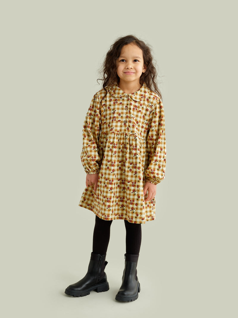 Plaid Flowers -mekko